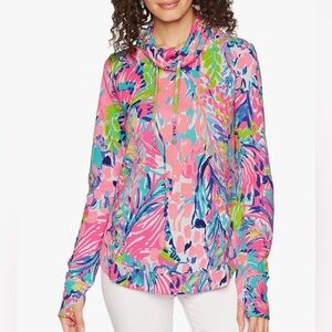 Lilly Pulitzer Colorful Floral Pullover